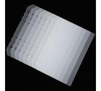 8PCS Nail Swatch Book Insert Pages Press on Nail Color Display Book Organizer Insert Page, Plastic Fingernail Polish Swatch Packaging Inserting Pages for Fake Manicures Storage Salon Supplies(A5)