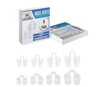 8Pcs Nasal Dilator Nose Vents - Various Sizes - Anti-Snoring Aid