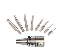 8pcs NBJ16 Boring Tool Set BT30 BT40 BT50 NT30 NT40 R8 MTA MTB NBJ16 SK40 C20 HSK63A CNC Boring Machine Boring Cutter Tool Holde(NT40-NBJ16-8PCS)