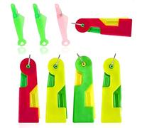 8Pcs Needle Threaders Hand Sewing, Automatic Sewing Machine Needle Threader, Cross Stitch Accessories, Embroidery Quilting Plastic Thread Inserter for Poor Eyesight Seniors Beginners （ Random Colour）