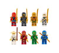 (8PCS Ninjago E SET) Ninjago Mini Figure Kai Jay Building Blocks Kids Toys GIFT Fits Lego