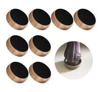 8Pcs Non-Slip Rubber Castor Cups,Heavy-Duty Floor Protectors for Hardwood Floors & Carpets - Universal Furniture Legs Coasters for Chairs, Tables, Sofas & Heavy Furniture