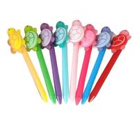 8pcs Novelty Gel Pens for Kids, Cute Turtle Ball-point Pen, Cartoon Animals Pens, for School Office Use Writing Stationery Student Exam Pens