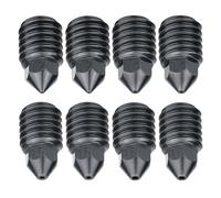 8pcs Nozzles Removable Hardened Steel Nozzle, Upgraded High Temperature Wear Resistant 3D Printer Accessory Nozzles Kit for Bambu Lab X1c P1p 3D Printer Hot End (0.2+0.4+0.6+0.8mm)