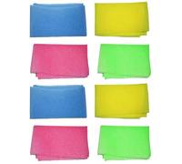 8pcs Nylon Back Scrubber Shower Towels for Adults Men