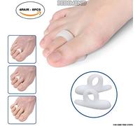 8PCS of Silicone Gel Toe Separators by PEDIMEND™ - Toe Separators for Hammer Toes - Hammer Toe Splint - Provide Relief from Bent Toes - Improves Balance & Foot Strength - for Men & Women - Foot Care