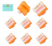 8PCS Paper Cutter Replacement Blades Compatible with Firbon - Easy Cut Scrapbook Blades with Safety Safeguard Design for Guillotine Paper Cutter A4, Home, Office, School, Art Projects