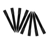 8pcs Pathway Light Stakes for Outdoor Lights, 10mm ABS Black | Universal Fit for 8-10mm Poles, Easy Installation, Garden Pathway Decorations and Holiday Parties