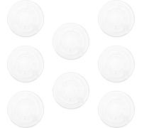 8pcs Pedal Toppers for Guitar Effect Pedals, Abs Replacement Caps | Finish, Simple Elegant Look, for Footswitch Use, Easy to Replace and Carry, 8 Pieces