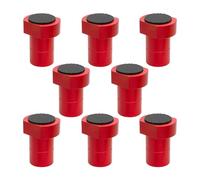 8Pcs Pew Dogs Aluminum Alloy Non Slip Pew Brake Inserts, Woodworking Clamp for Milling Cutting, 34in/ 19mm Workbench Accessories, Slip Rubber Inserts for