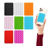 8Pcs Phone Suction Pad Octobuddy Double Sided Silicone Suction Phone Case Multipurpose Sticky Pad Grip Non Slip Suction Cup Mount Sticky Grip Handset Holder
