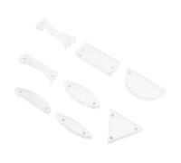 8pcs Physics Optics Experiment Lens Set for Middle School Teaching