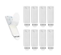 8Pcs Picture Hanging Strip, Strips Heavy Duty for Command, Large Universal No Nails Picture Hanging Strips, Picture Hanging Strips for Pictures, Frames, Mirrors, Wall