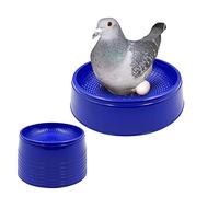 8PCS Pigeon Nest Bowls,Plastic Racing Pigeon Bird Breeding Hatching Nest Box,Reusable Quails Doves Pet Cage Accesories Supplies for Home Farm