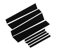 8PCS Pillar Post Window Cover PC Glossy Black B Pillar Posts Decal Cover Replacement for 2012-2015 - Scratch Protection, Stylish High Gloss Trim, Easy Install for Car
