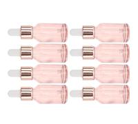 8pcs Pink 15ml Glass Dropper Bottles for Essential Oil and Perfume | Mini Dropper Bottles, Reusable Travel Bottle, Thick Smooth Design for Home and Stores