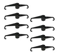 8Pcs Plant Bender 360 Degree Adjustable Training Clips for Fruit Tree Branches Bonsai Limb Spreader Black