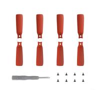 8Pcs Plastic Blade, Light Weight Propellers Wing Blade RC, Replacement Prop Blades Low Noise Wings, For DJI for MINI 4 Pro/for MINI 4 Pro Accessories (Red)