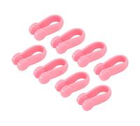 8PCS Plastic Hand Pressure Tool -Acupression -Clamation/Support for Migraine Prevent and Strengthen The Appropriate Immune for All Age Groups (Pink)