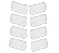 8pcs Plastic Mesh Canvas Sheet for Crochet Bags White Grid Pattern