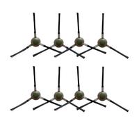 8PCS Plastic+Nylon Replacement Side Brushes Efficient Corner Cleaning For Lefant M1 / M2 Pro / U180 / T700 Robot Vacuum Cleaner