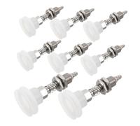 8pcs Pneumatic Vacuum Gripper with Threaded Mount Iron Silicone Cups