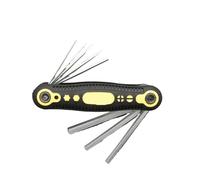 8pcs Portable Folding Hex Wrench System Torx Hexagonal Spanner 1.5mm to 8mm Hand Tools for Bicycle Repair(MHBS-8PCS)