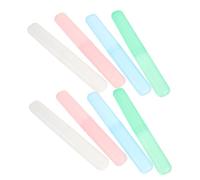 8pcs Portable Travel Toothbrush Holder Case Lightweight Toothpaste Storage Box with Dust Cover for Outdoor Trips Compact Design for Easy Packing and Cleanliness
