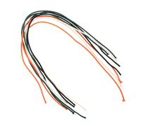 8pcs Pre-tinned Pushback Guitar Wire Kit, 1ft Vintage Style | Tinned Brass and Cotton Build, Multi-colour Set for Electric and Bass Repairs, Replacement Parts for DIY Work