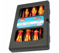 8pcs Precision Insulated Screwdriver Set VDE Tested Electricians Set Soft Grip