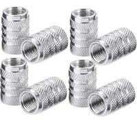 8PCS Premium Car Tyre Valve Stem Caps Universal Anti-Rust Airtight Dust Proof Protection Compatible with VW Amarok ab 2017 for Car Motorbike,Trucks, Bike,SUV.,D