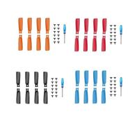 8pcs Propeller Compatible For DJI Flip 4022F Lightweight Silent Wing PC Drone Replacement Propeller Wing Blade Spare Part Drone Accessories(Blue)