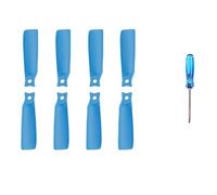 8pcs Propeller Compatible With Flip 4022F Drone Lightweight Silent Wing Replacement Parts Easy To Install Spare Accessories(Blue)