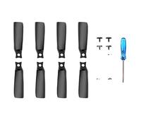 8pcs Propeller Compatible With Flip 4022F Drone Replacement Wing PC Drone Spare Part Fits Flip Series Accessories(Blue)