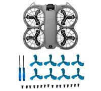 8Pcs Propellers Compatible with DJI Neo 2 Accessories - Plastic Replacement Propeller Blades, Lightweight Quiet Low-Noise Design, Durable Flexible Drone Spare Parts with Screws and Screwdriver(Blue)