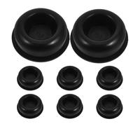 8pcs Punching Bag Base Stability Plug, Black Plastic | Water Inlet Cap Accessory, Anti Leakage Replacement Part, for Freestanding Base Port, Home Workouts Use