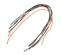 8pcs Pushback Cloth Wire for Electric Guitar Bass Repair | Pre-tinned Copper, Vintage Style Cloth-covered Lead, Quick Swaps for Workshop Builds and Gigs