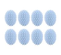 8PCS PVC Laundry Washing Balls Hedgehog Design Clothes Softener Faster Drying Reusable for Washing Machine Lightweight 290g