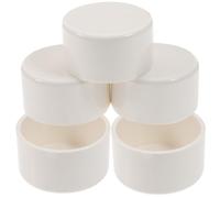 8pcs PVC Pipe End Caps 63mm White Socket Fitting for Pool Plumbing | Quick Solvent-weld Install, Smooth Interior Finish, Weather and Frost Resistant, for PVC Pipes and Cold Water