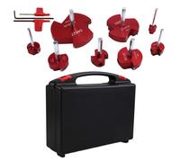 8Pcs PVC Pipe Reamer Kit , Fitting Saver, Socket Fit for Standard 1/2Inch Drill Tool