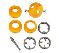 8pcs PVC Thread Maker Tool Electric Drill Pipe Threading Tool for Conversion of Drills Into Threader Threaders Attachment