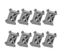 8pcs Railway Bridge Pier Model Set for Train Track Decorative Bridge Support for Boys and Girls DIY Train Landscape Accessories Pretend Play Toy for Model Railways