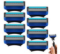 8Pcs Razor Blades for Gillette Fusion 5 Replacement Cartridges Razor Refill