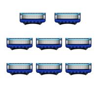 8PCS Razor Blades for Men Compatible with Gillette Proglide Fusion 5 5-Layer Shaving Blades Replacement with Lubrication Strips Smooth Comfortable Anti-friction Shaves for Home or Travel