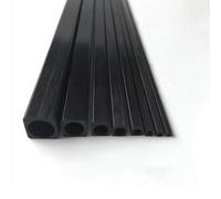 8pcs RC Model Accessories Carbon Fiber Square Tube Outer Diameter 2mm 2.5mm 3.0mm 4mm 5mm 6mm 8mm 10mm Multi-Size Length 500mm(8x8x6mm)