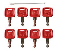 8Pcs RE183935 Ignition Key for John Deere Tractor 4120 4210 4310 4320 4410 4510 6010 6410 6610 6910 6125R 7130 JD Combine Sprayer Ignition Key RE43492 RE71557