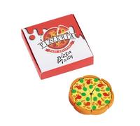 8PCS Realistic Pizza Shape Eraser Creative Rubber Art Erasers Easy Erasing for Kids Student Writing Drawing Sketching School Stationery Gifts