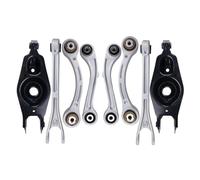 8pcs Rear Lower Control Arm Set Compatible for Maserati Ghibli Quattroporte M156 M157 2013 2014 2015 2016 2017 2018 2019 2020