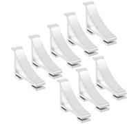 8PCS Refrigerator Shelf Clips Stainless Steel, Freezer Shelf Clip Cooler Shelf Support Commercial Shelf Clip Metal Shelf Clips, Refrigerator Parts & Accessories