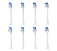 8PCS Repalce Heads Compatible for Colgate Glint 1 Electric Toothbrush Replacement Toothbrush Heads Accessories White Color(8pcs Standard Clean)
